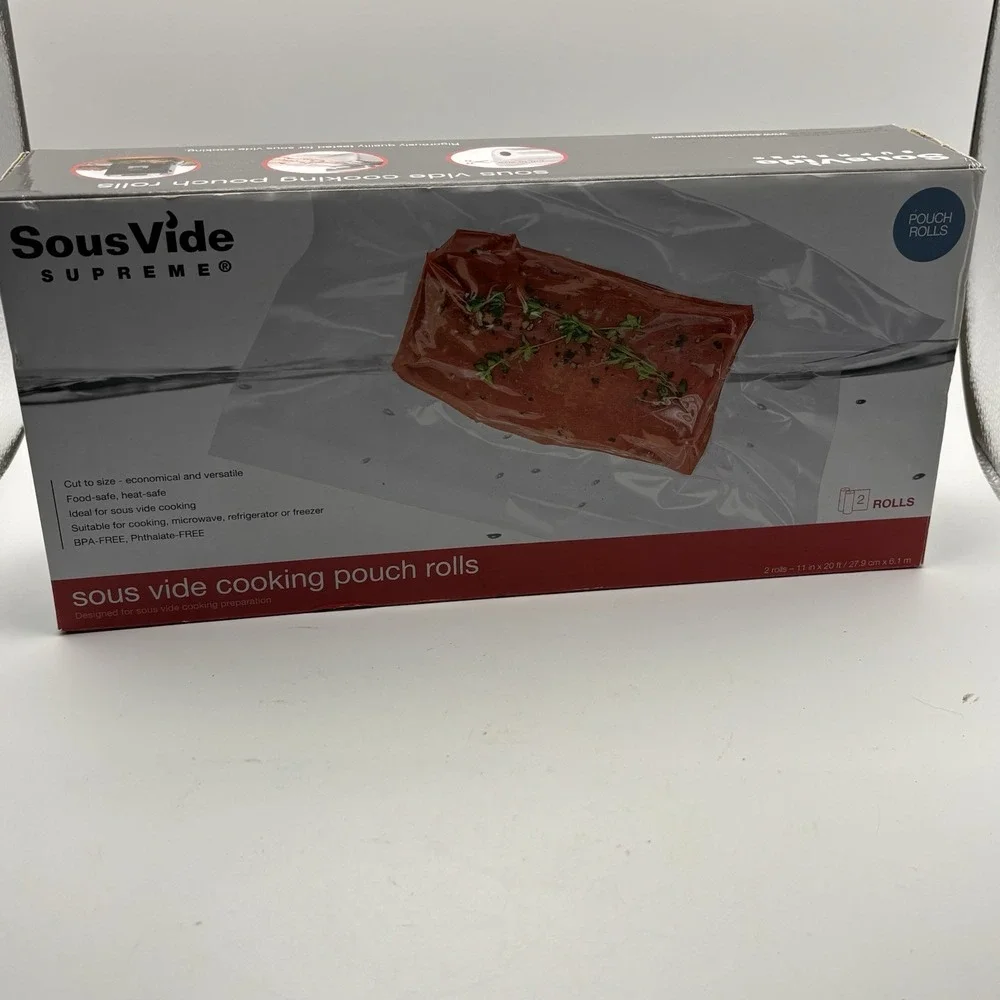 SousVide Supreme Vacuum Seal Rolls, 11 inches‎ x 20 feet, 2 Rolls In Box